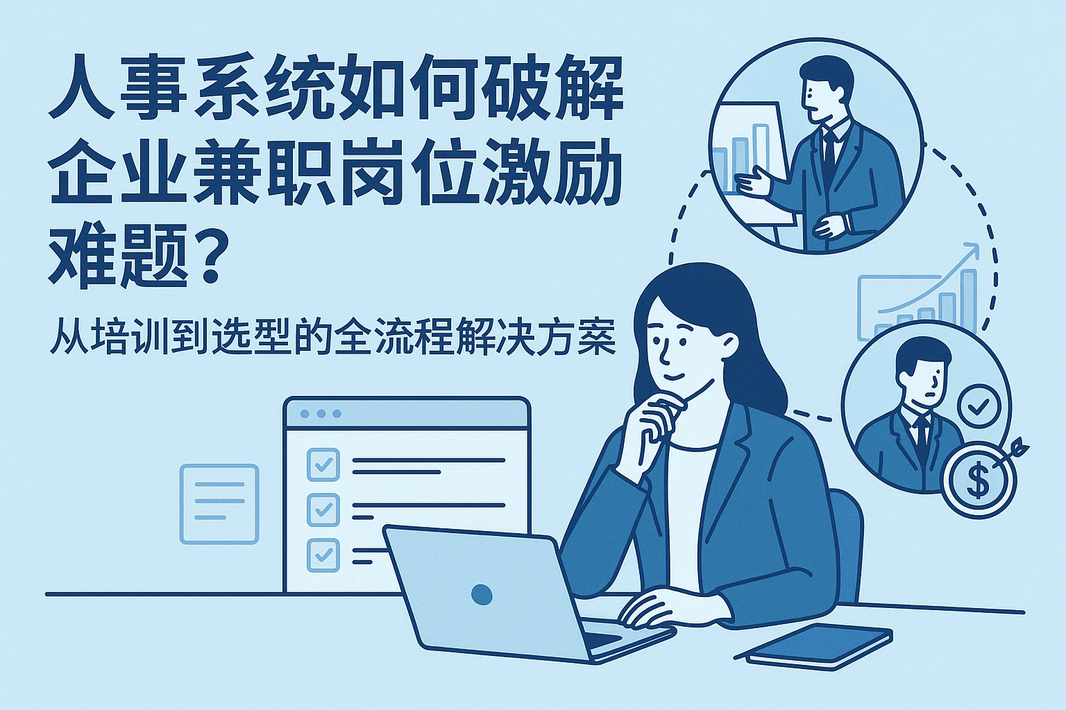 人事系统如何破解企业兼职岗位激励难题?从培训到选型的全流程解决方案
