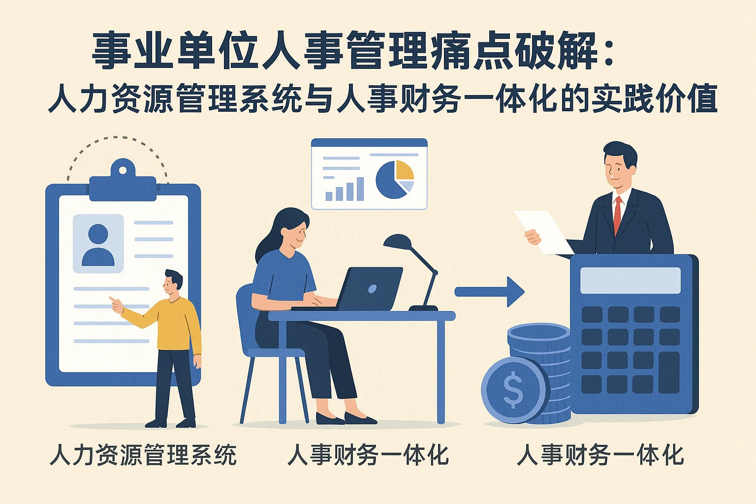 事业单位人事管理痛点破解:人力资源管理系统与人事财务一体化的实践价值