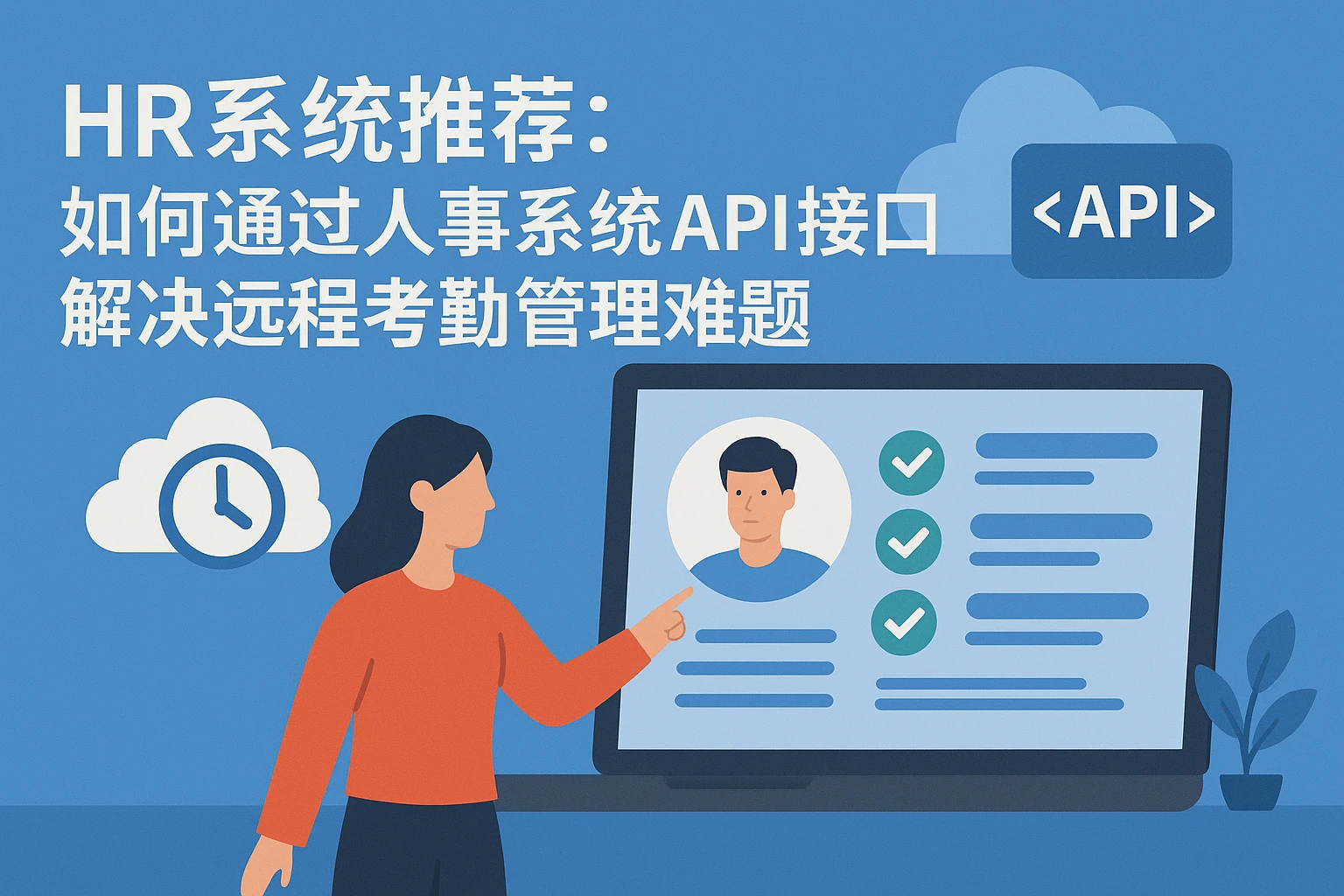HR系统推荐：如何通过人事系统API接口解决远程考勤管理难题