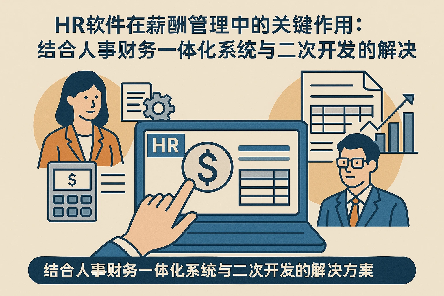 人力资源软件在薪酬管理中的关键作用：结合人事财务一体化系统与二次开发的解决方案