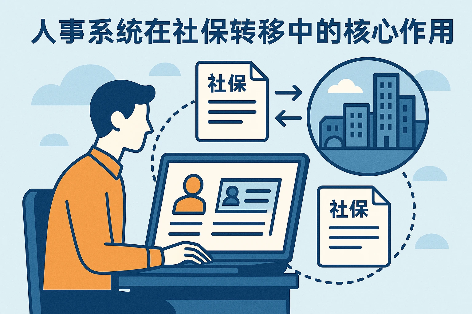 人事系统在社保转移中的核心作用