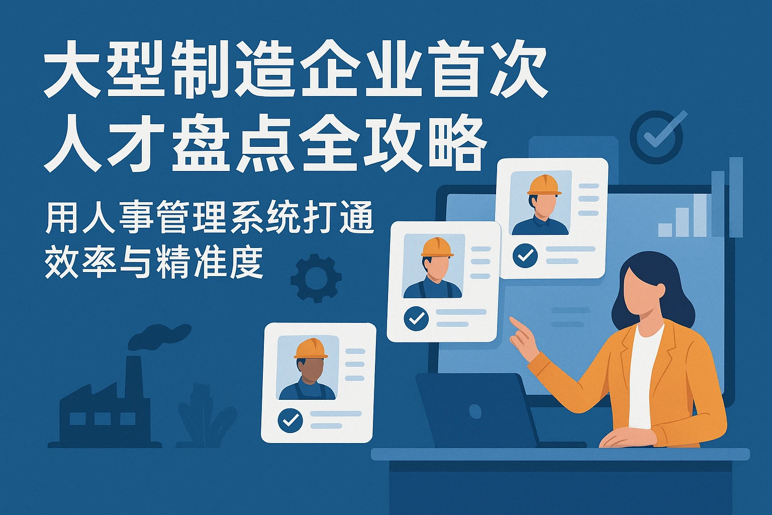 大型制造企业首次人才盘点全攻略:用人事管理系统打通效率与精准度