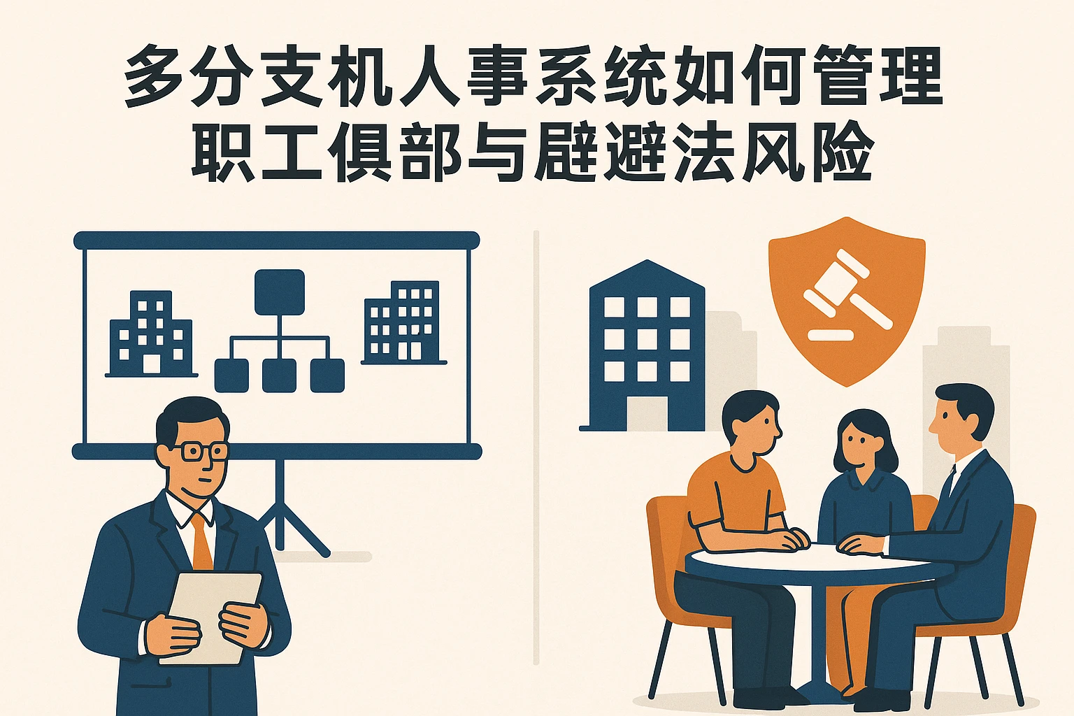 多分支机构人事系统如何管理职工俱乐部与规避法律风险