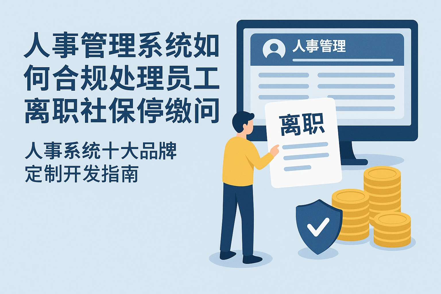 人事管理系统如何合规处理员工离职社保停缴问题 - 人事系统十大品牌定制开发指南