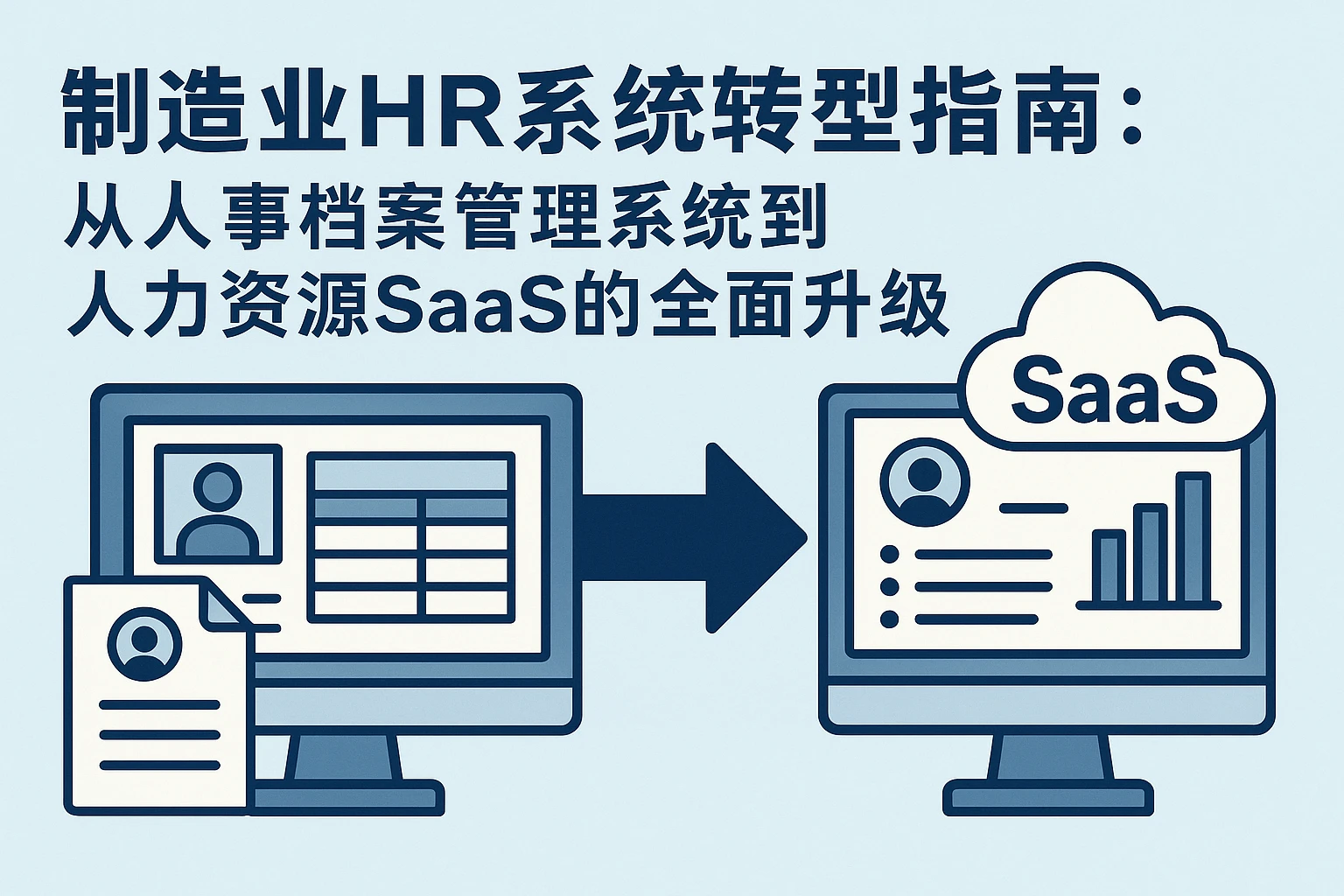 制造业HR系统转型指南:从人事档案管理系统到人力资源SaaS的全面升级