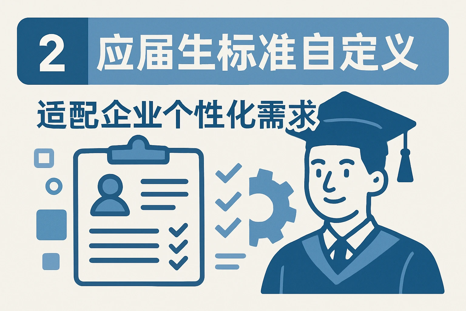 2. 应届生标准自定义：适配企业个性化需求