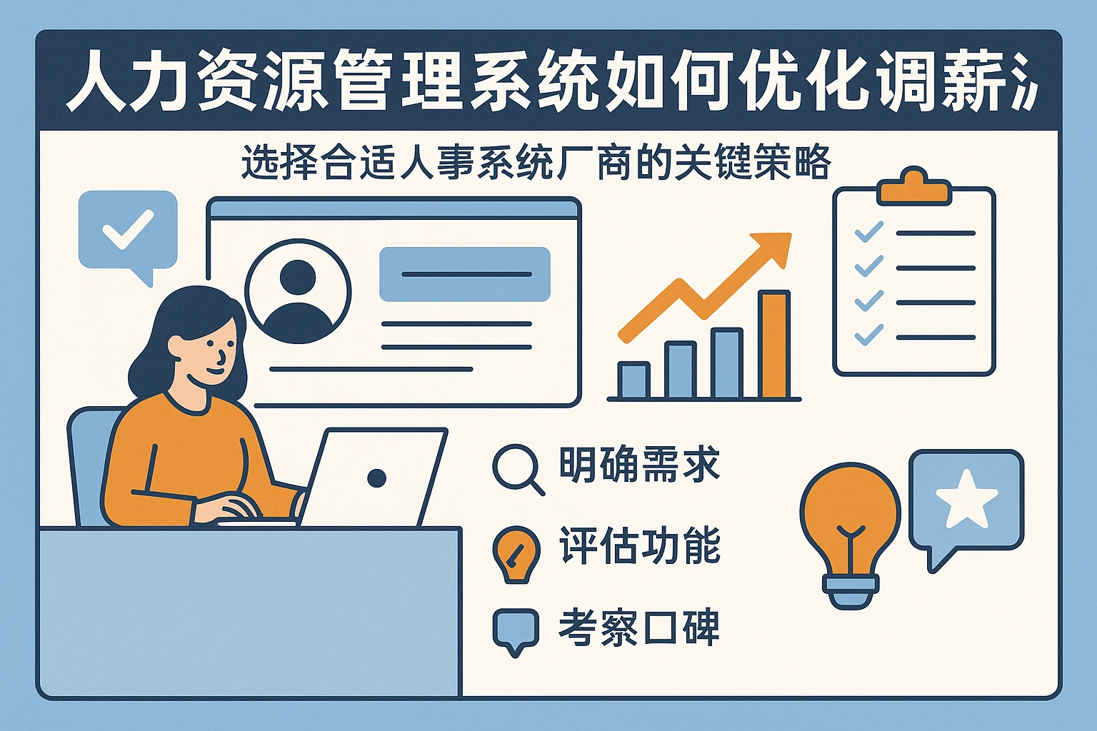 人力资源管理系统如何优化调薪流程：选择合适人事系统厂商的关键策略