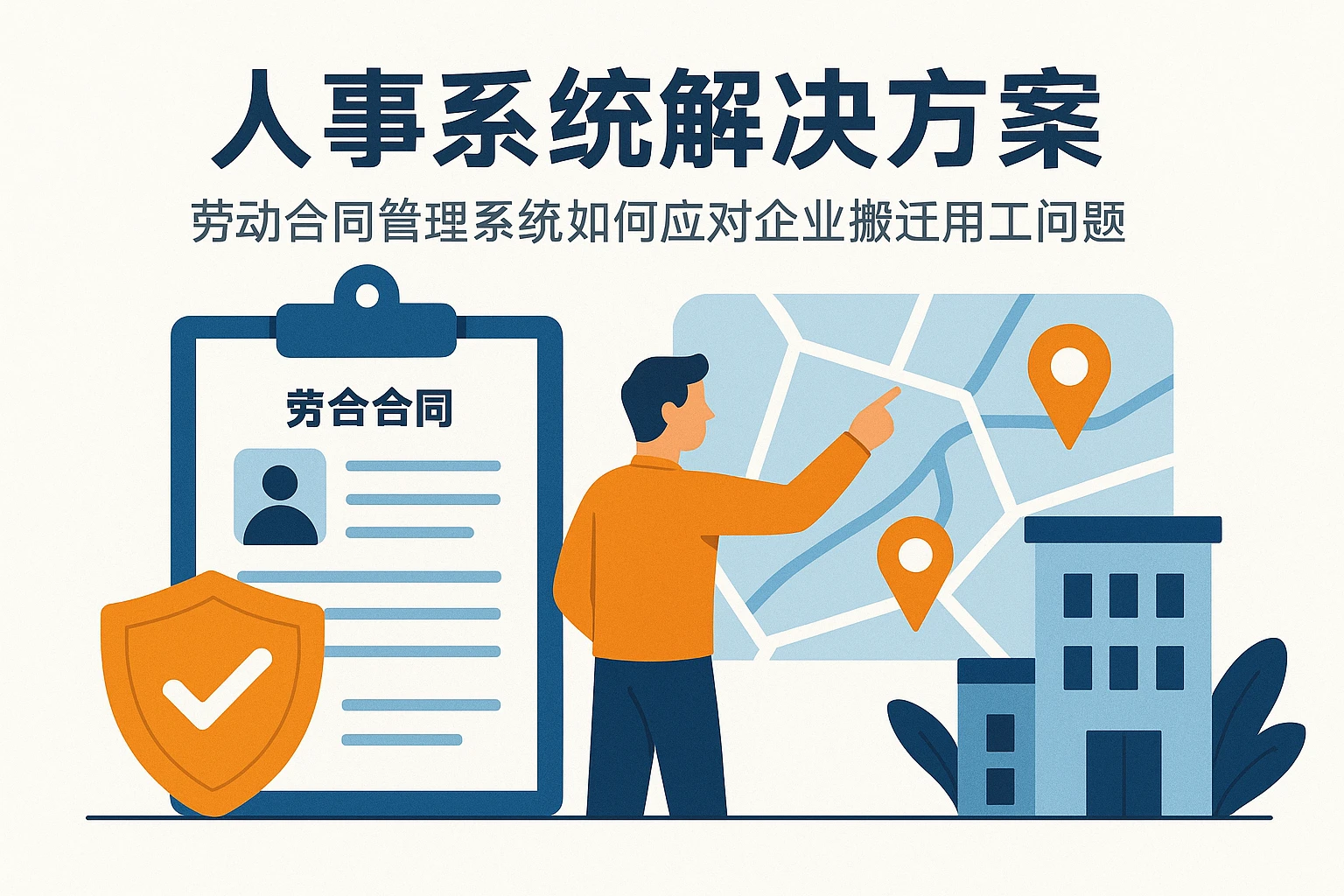 人事系统解决方案:劳动合同管理系统如何应对企业搬迁用工问题