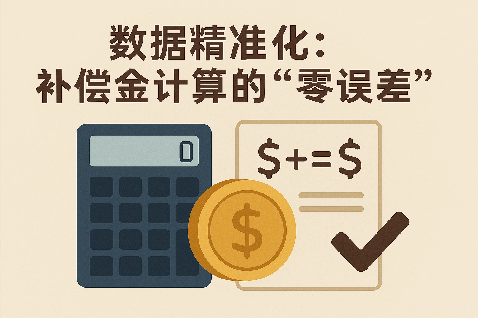 2. 数据精准化：补偿金计算的“零误差”
