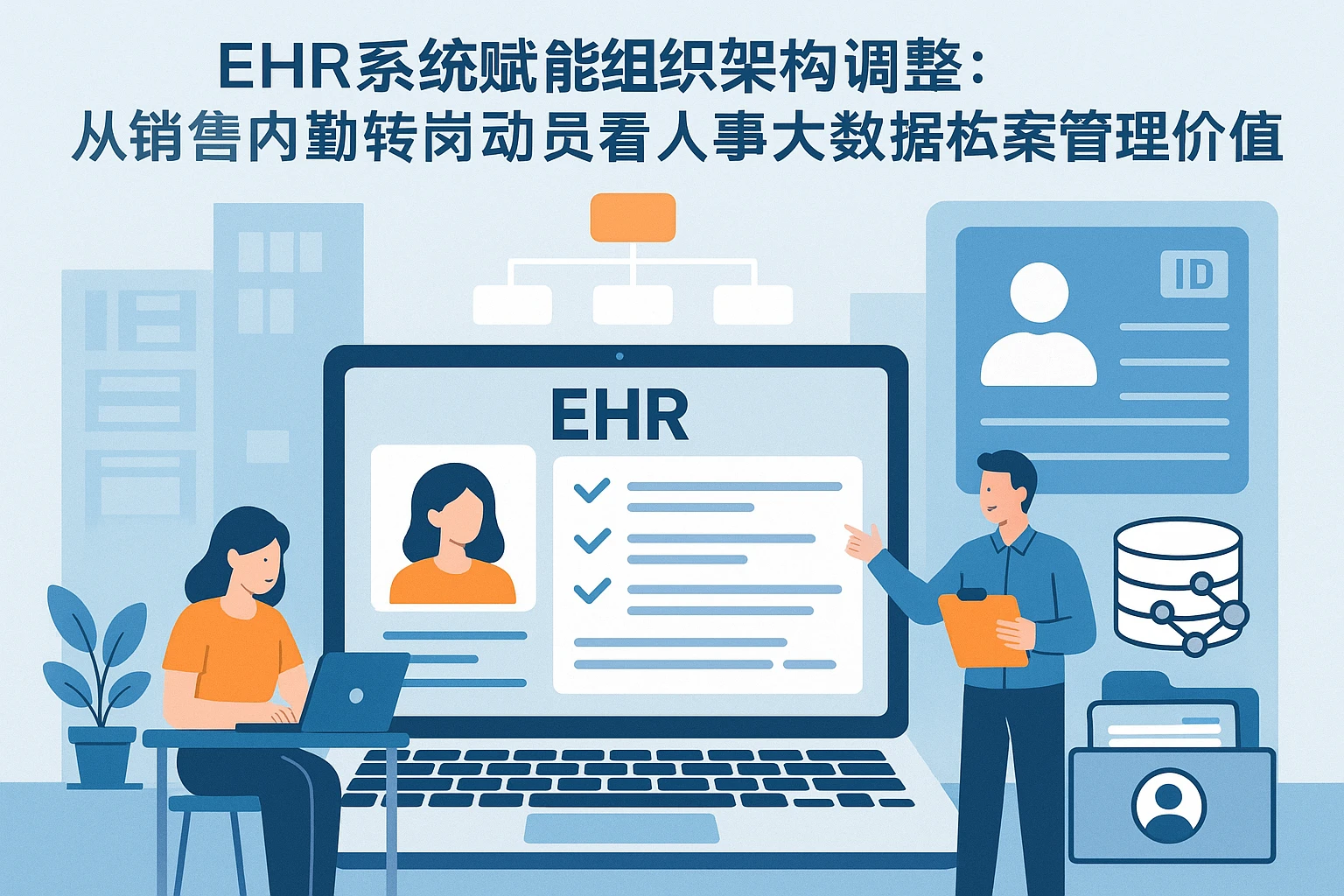 EHR系统赋能组织架构调整：从销售内勤转岗动员看人事大数据与档案管理的协同价值