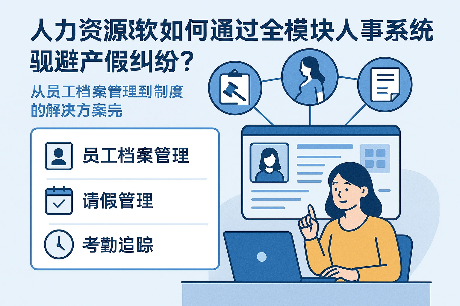 人力资源软件如何通过全模块人事系统规避产假纠纷？从员工档案管理到制度落地的解决方案