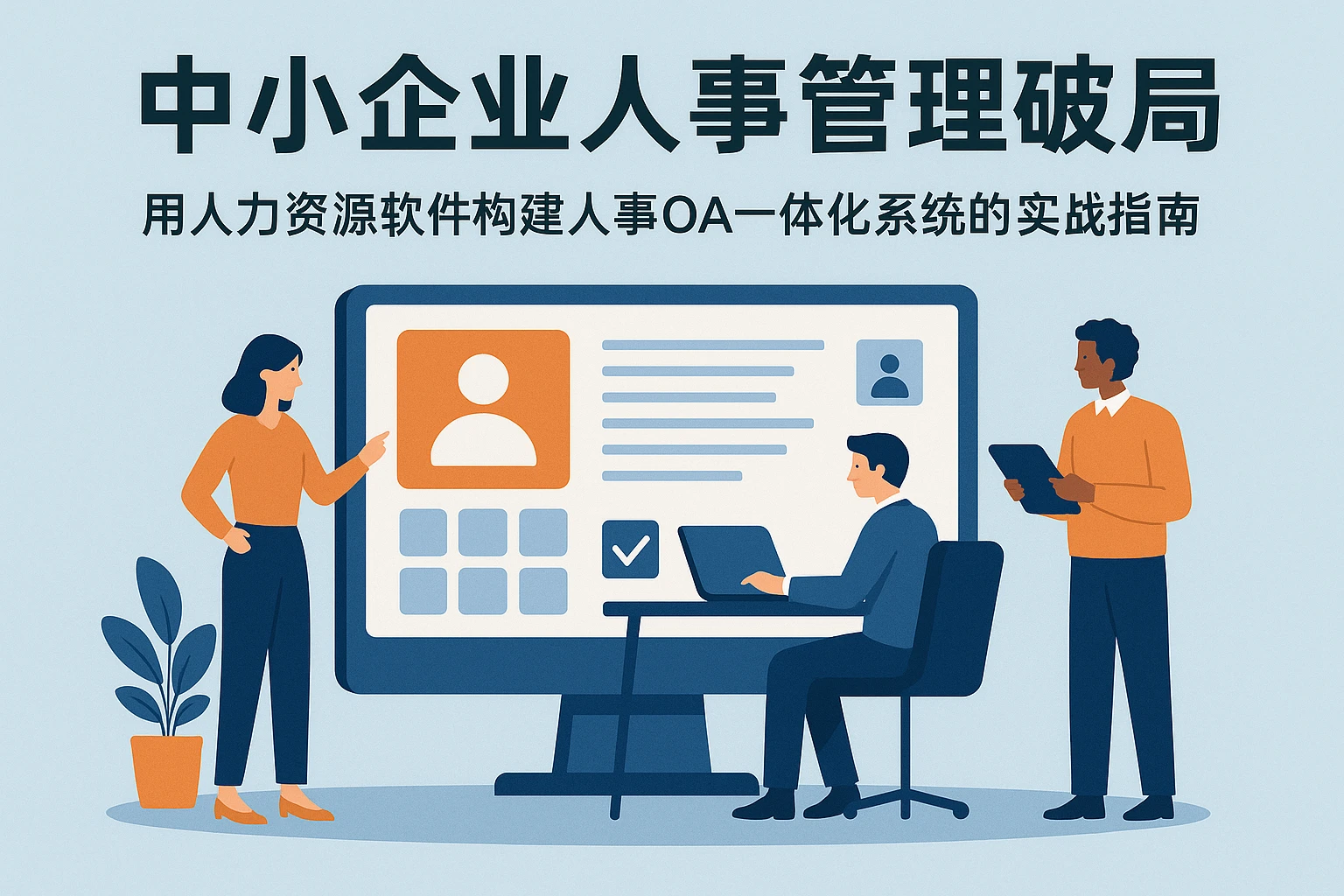 中小企业人事管理破局:用人力资源软件构建人事OA一体化系统的实战指南