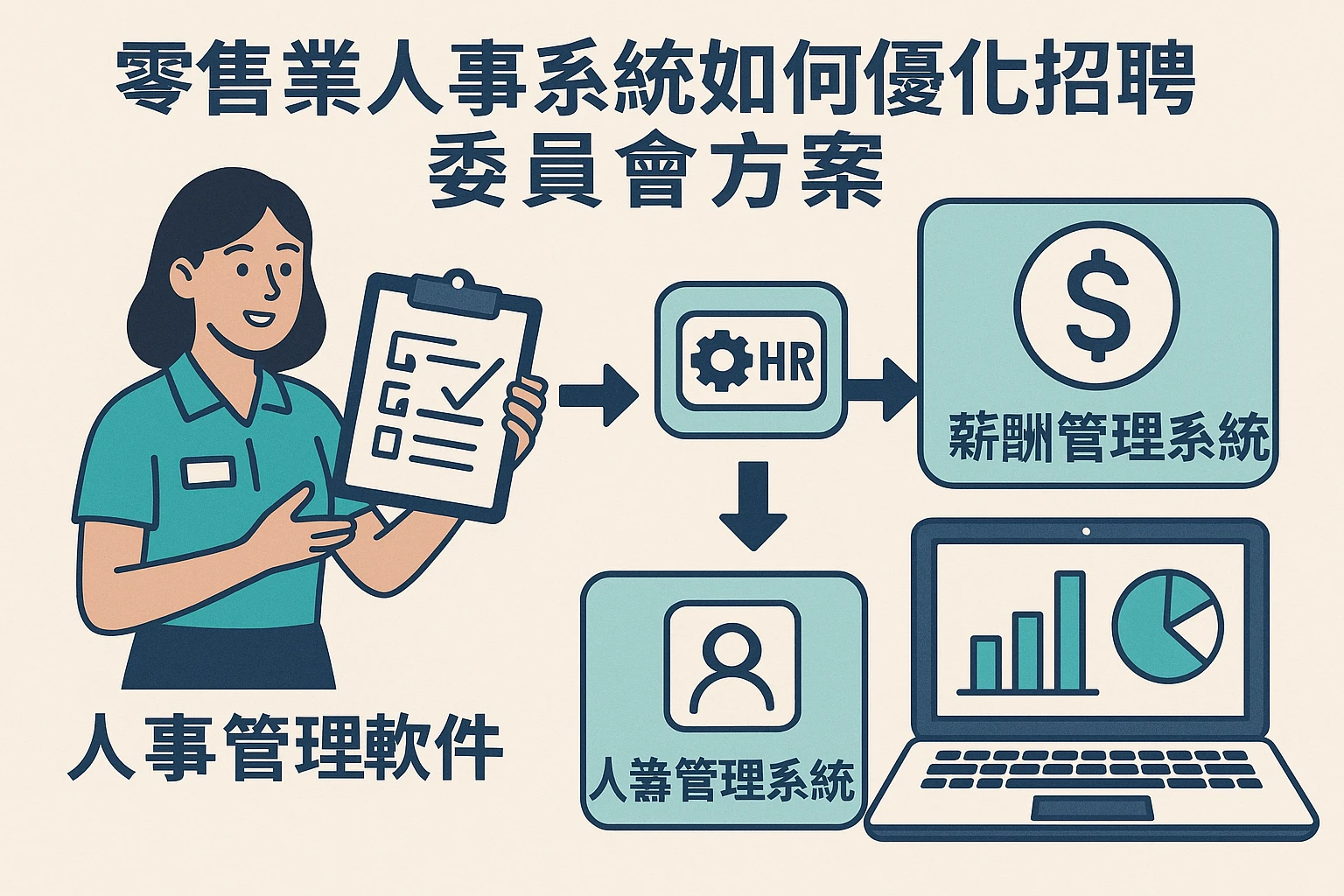 零售业人事系统如何优化招聘委员会方案：人事管理软件与薪资管理系统的整合应用