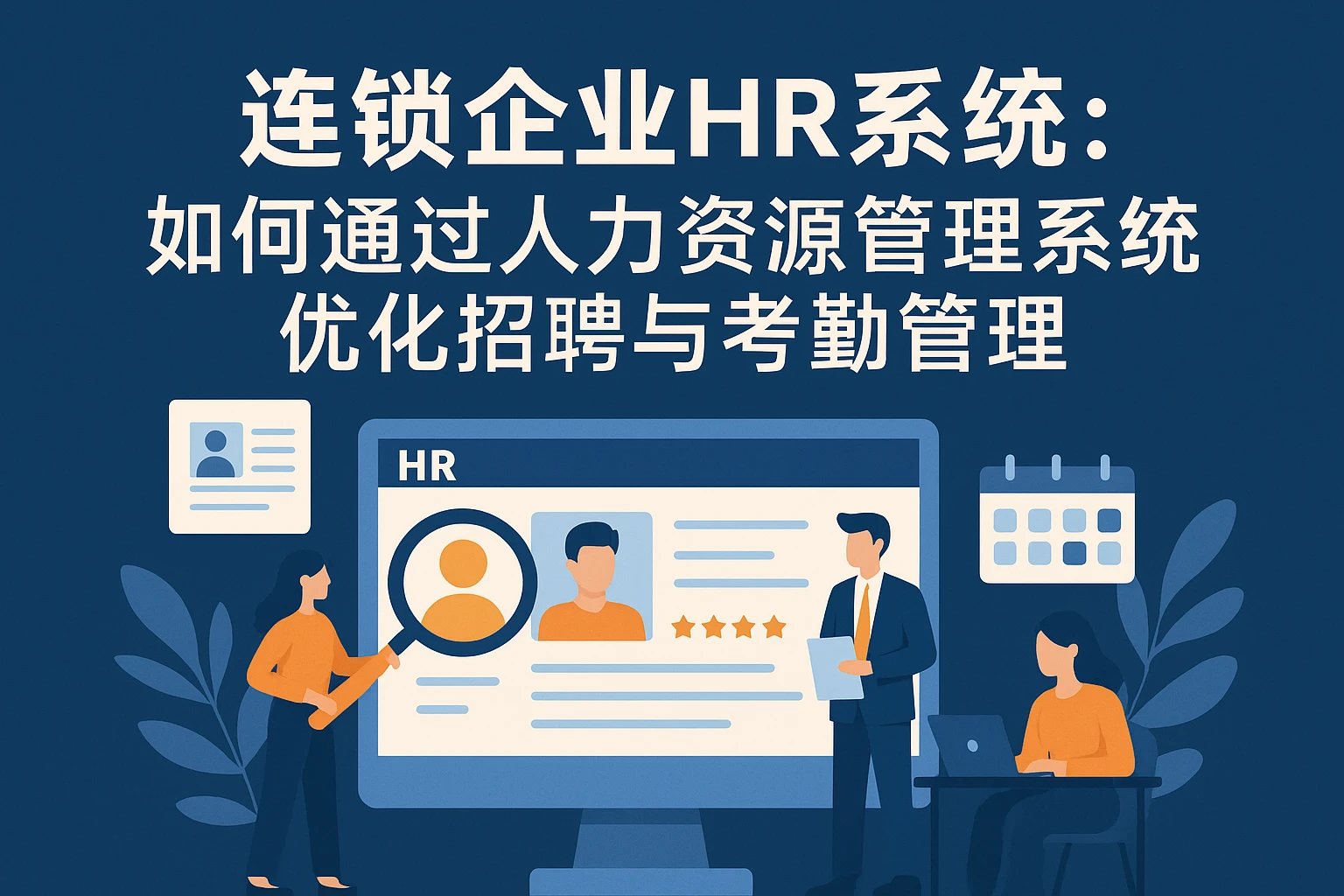 连锁企业HR系统：如何通过人力资源管理系统优化招聘与考勤管理
