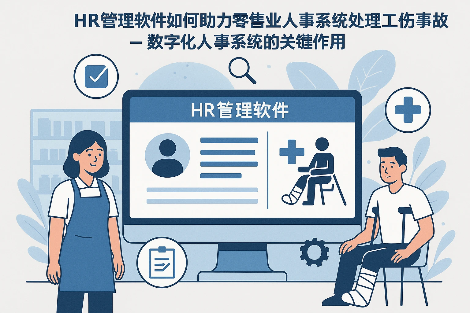HR管理软件如何助力零售业人事系统处理工伤事故 - 数字化人事系统的关键作用