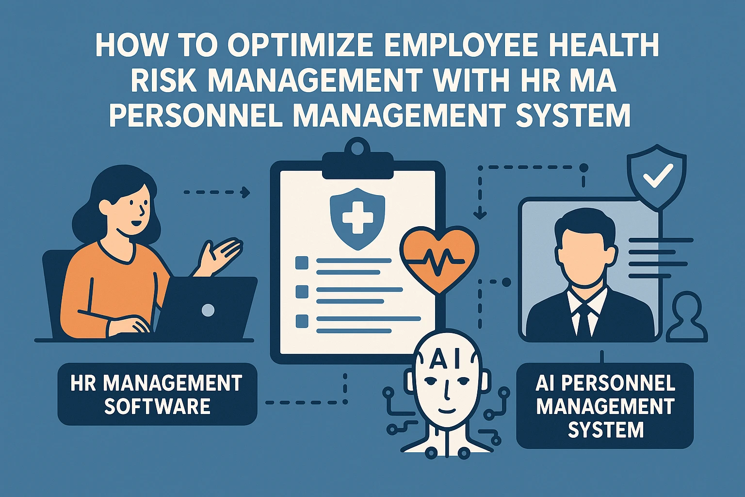 如何通过HR管理软件与AI人事管理系统优化员工健康风险管理