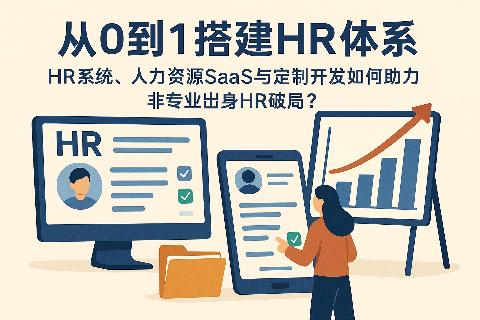 从0到1搭建HR体系：HR系统、人力资源SaaS与定制开发如何助力非专业出身HR破局？