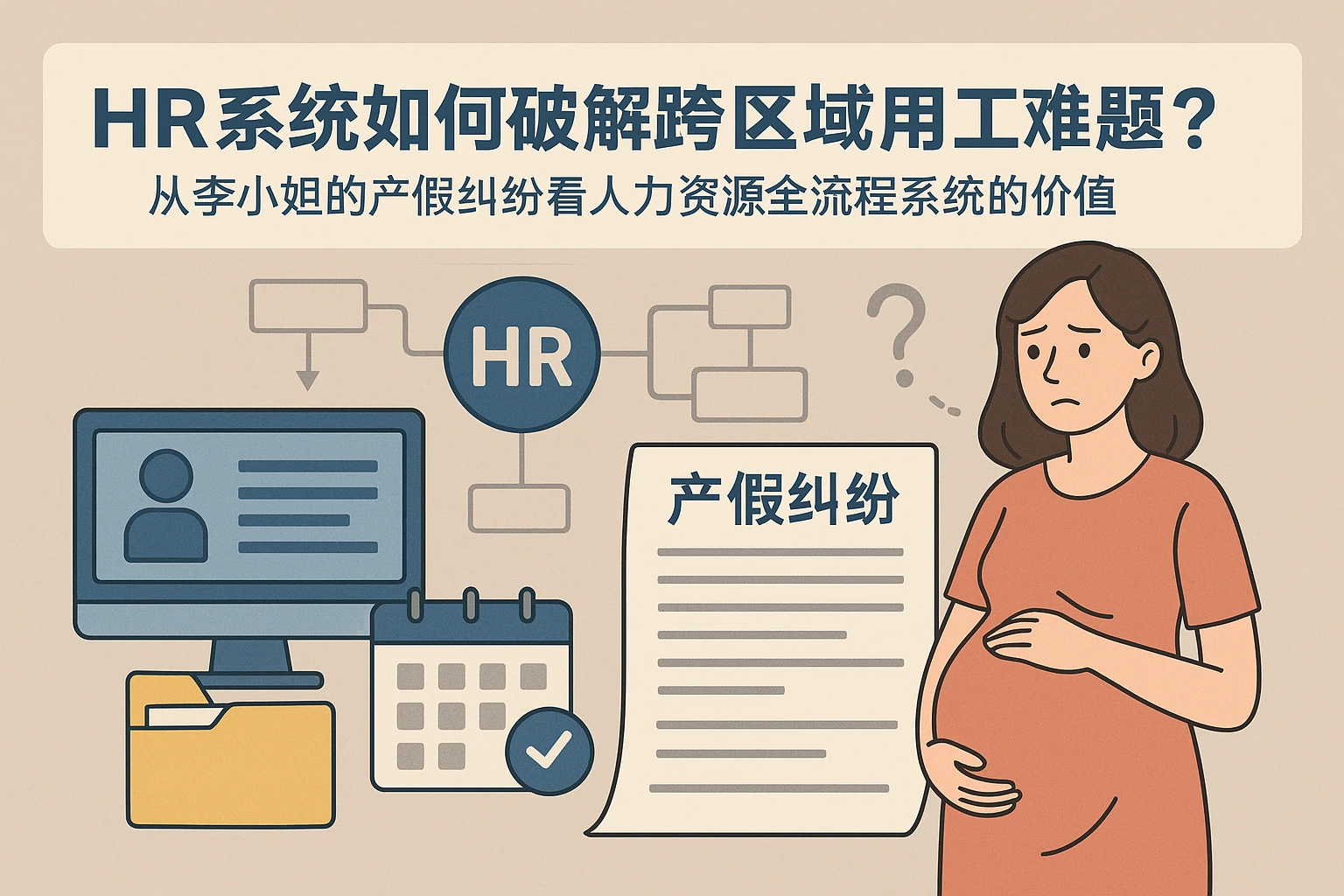 HR系统如何破解跨区域用工难题？从李小姐的产假纠纷看人力资源全流程系统的价值
