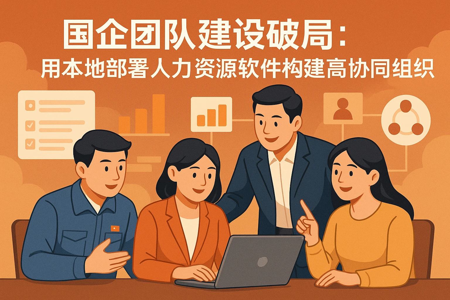 国企团队建设破局：用本地部署人力资源软件构建高协同组织