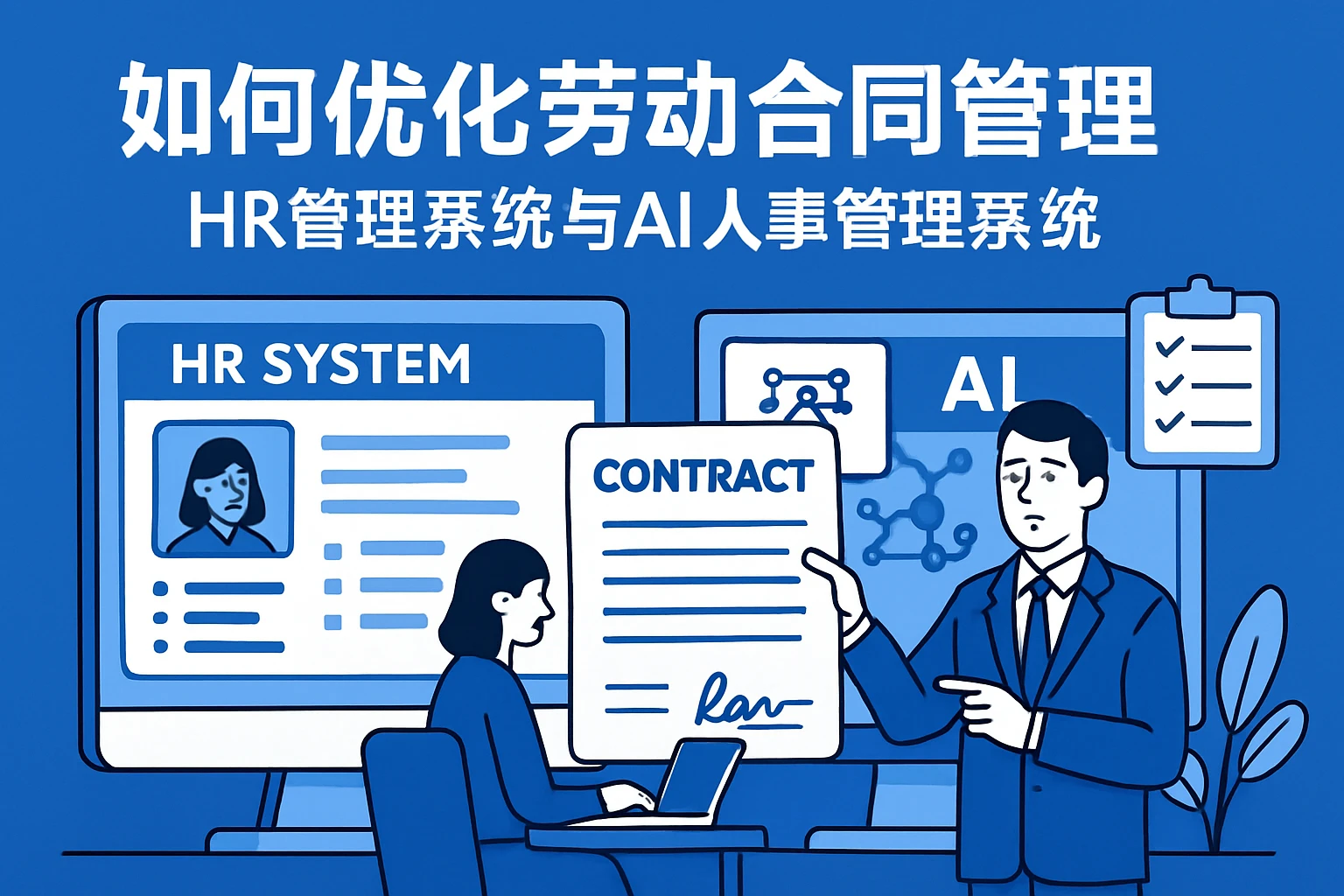 人力资源管理系统与AI人事管理系统如何优化劳动合同管理