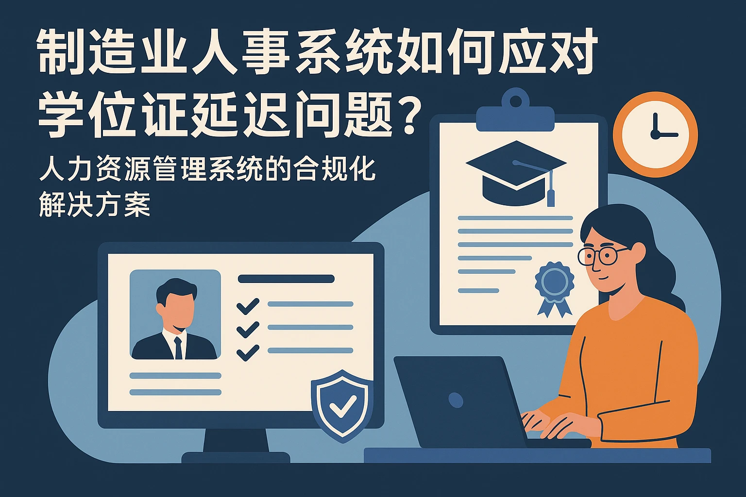 制造业人事系统如何应对学位证延迟问题?人力资源管理系统的合规化解决方案