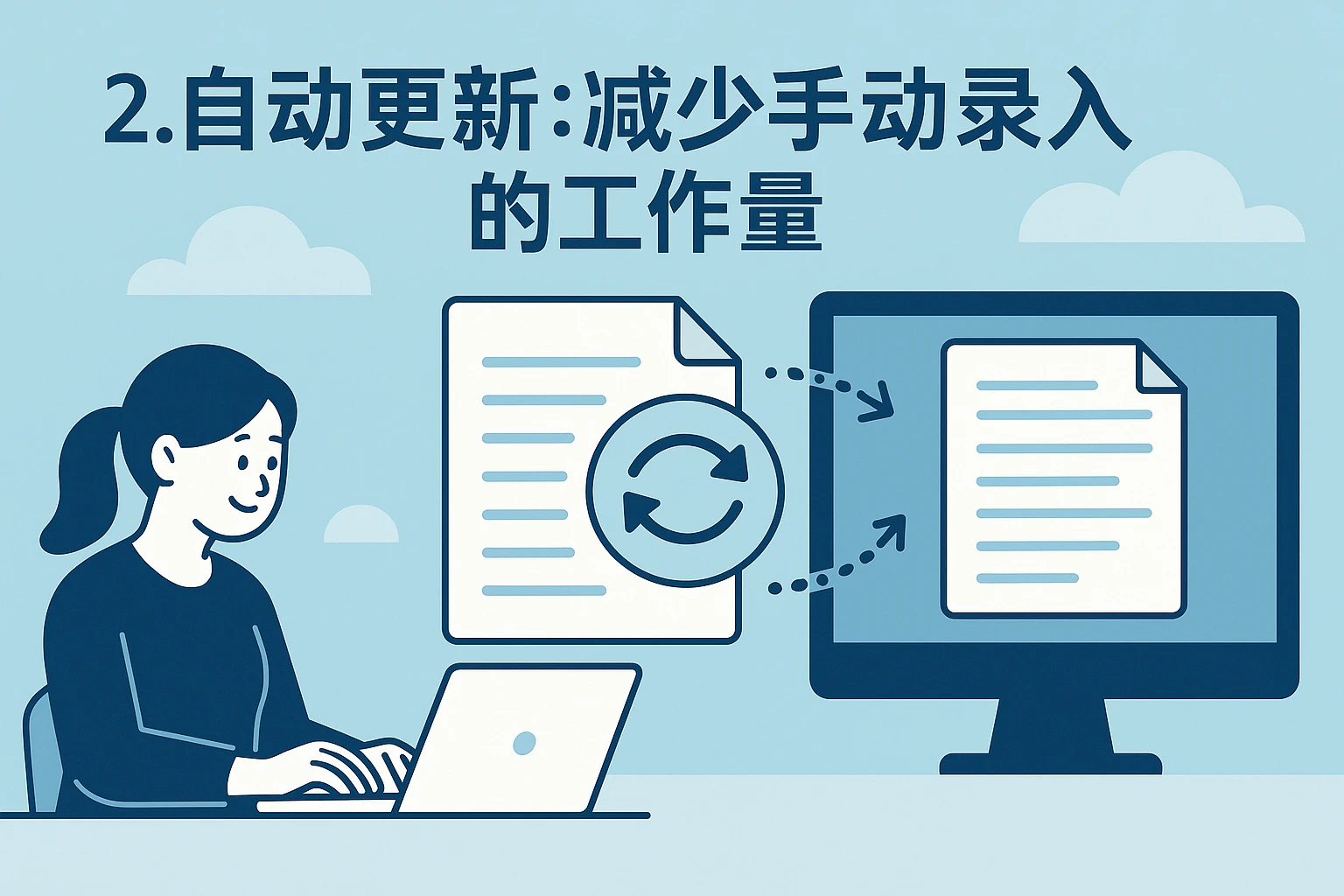 2. 自动更新:减少手动录入的工作量