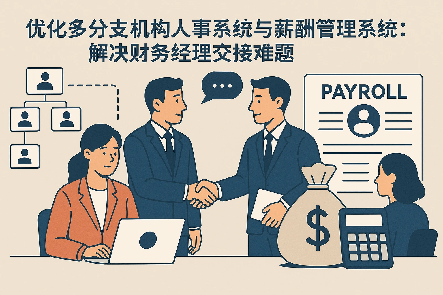 优化多分支机构人事系统与薪酬管理系统：解决财务经理交接难题
