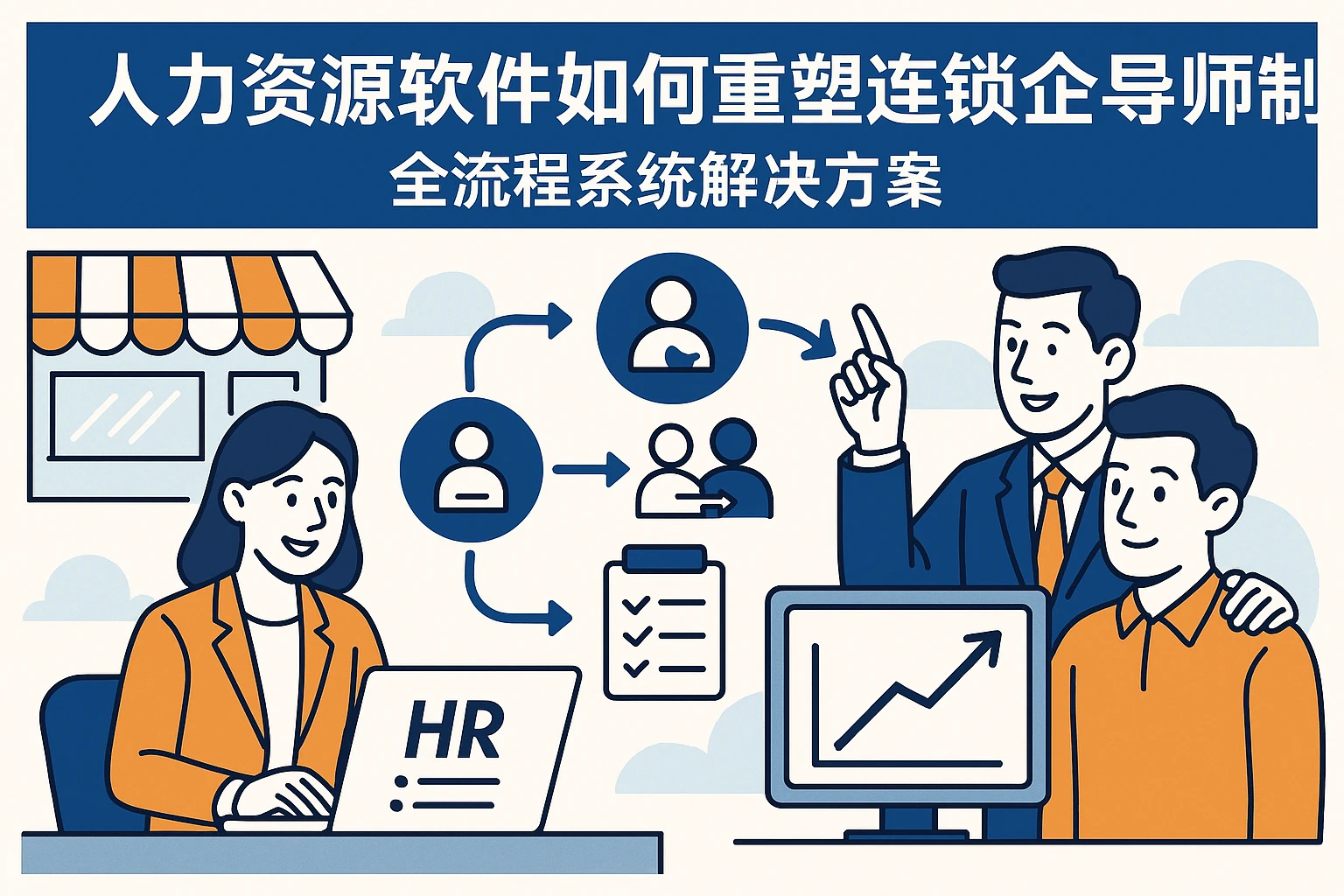 人力资源软件如何重塑连锁企业导师制：全流程系统解决方案