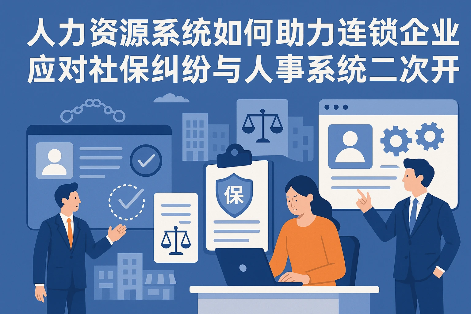 人力资源系统如何助力连锁企业应对社保纠纷与人事系统二次开发