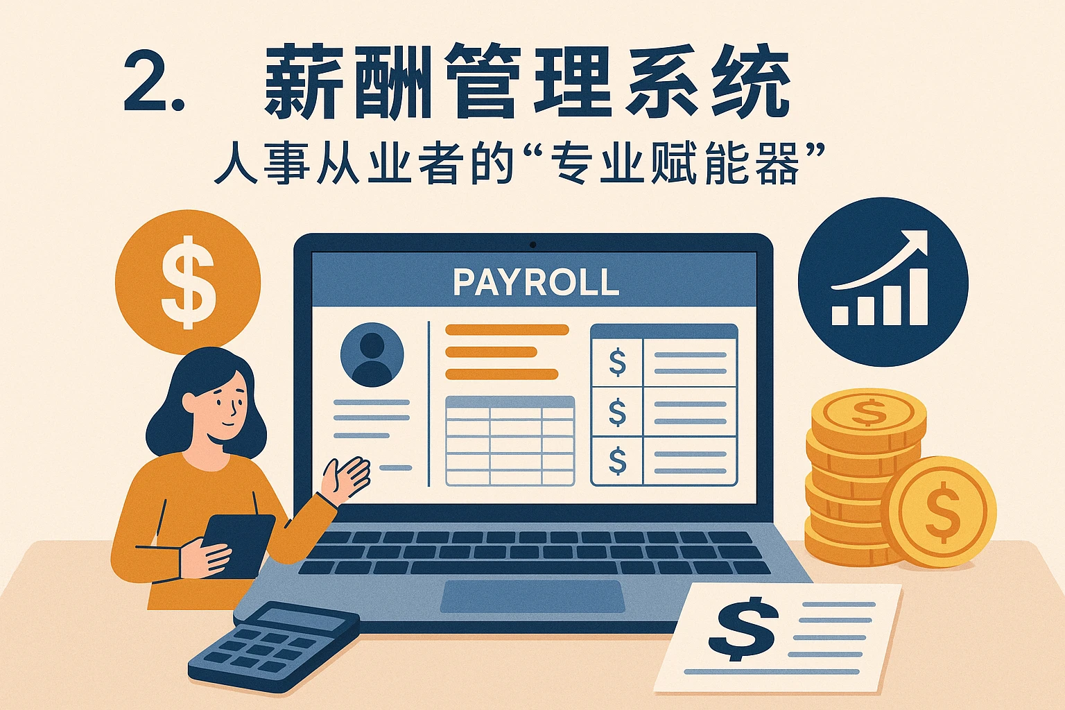 2. 薪酬管理系统：人事从业者的“专业赋能器”