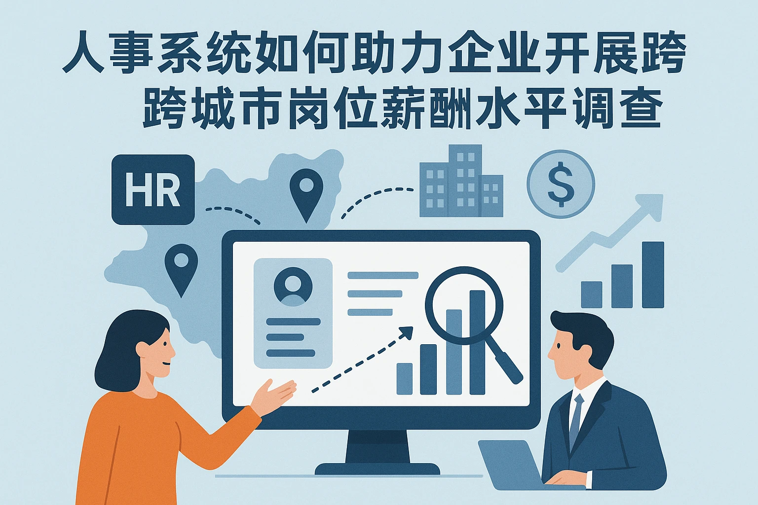 人事系统如何助力企业开展跨城市岗位薪酬水平调查