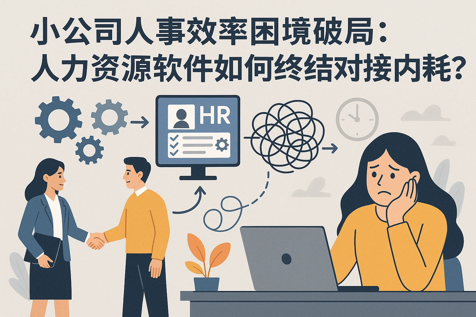 小公司人事效率困境破局：人力资源软件如何终结对接内耗？