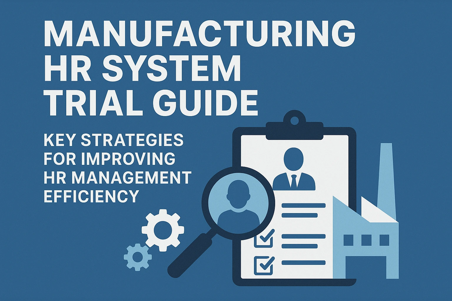制造业人事系统试用指南：提升人力资源管理效率的关键策略