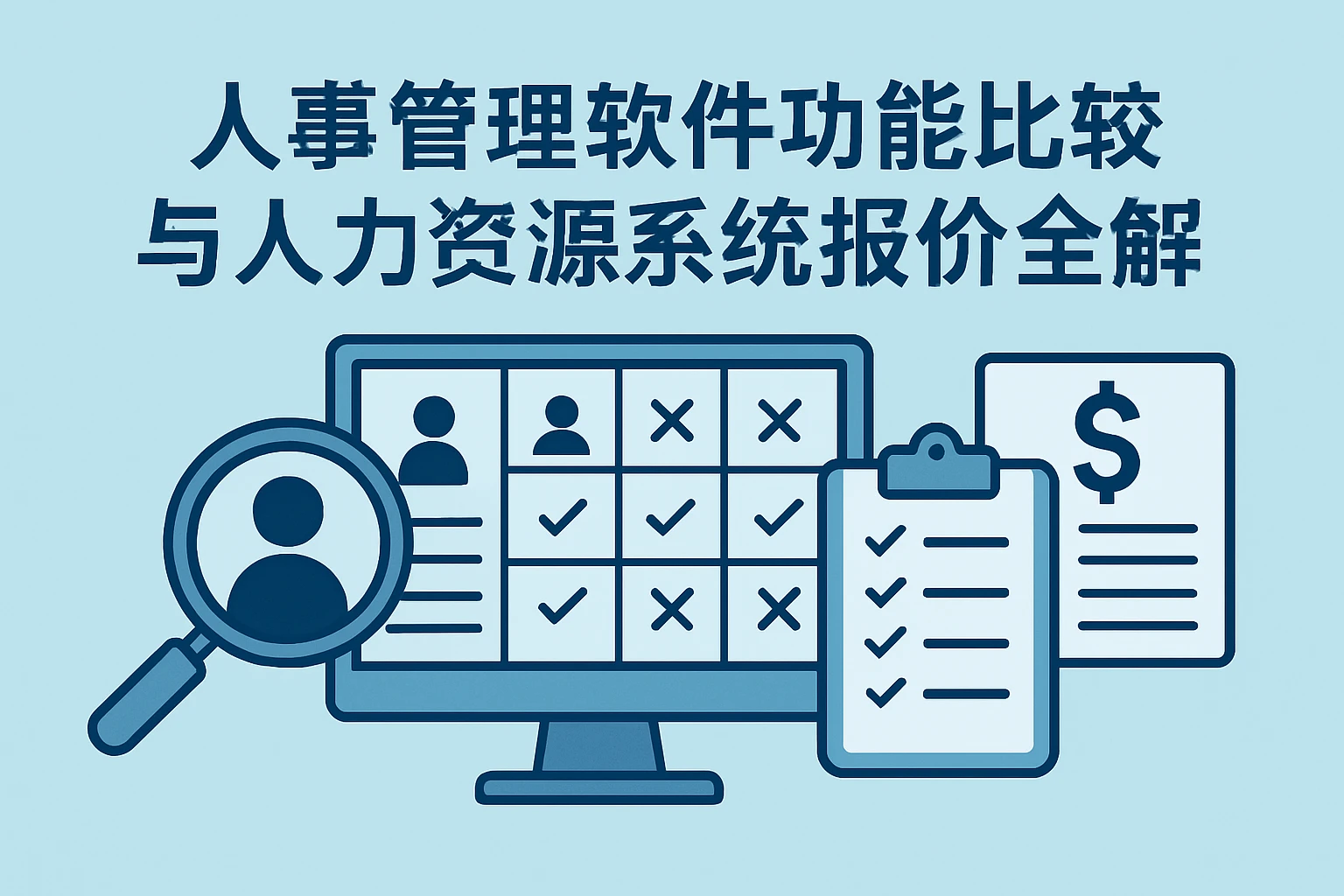 人事管理软件功能比较与人力资源系统报价全解析