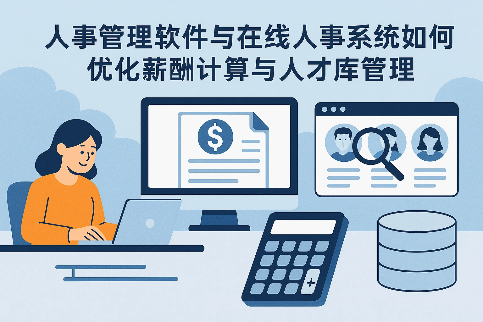 人事管理软件与在线人事系统如何优化薪酬计算与人才库管理