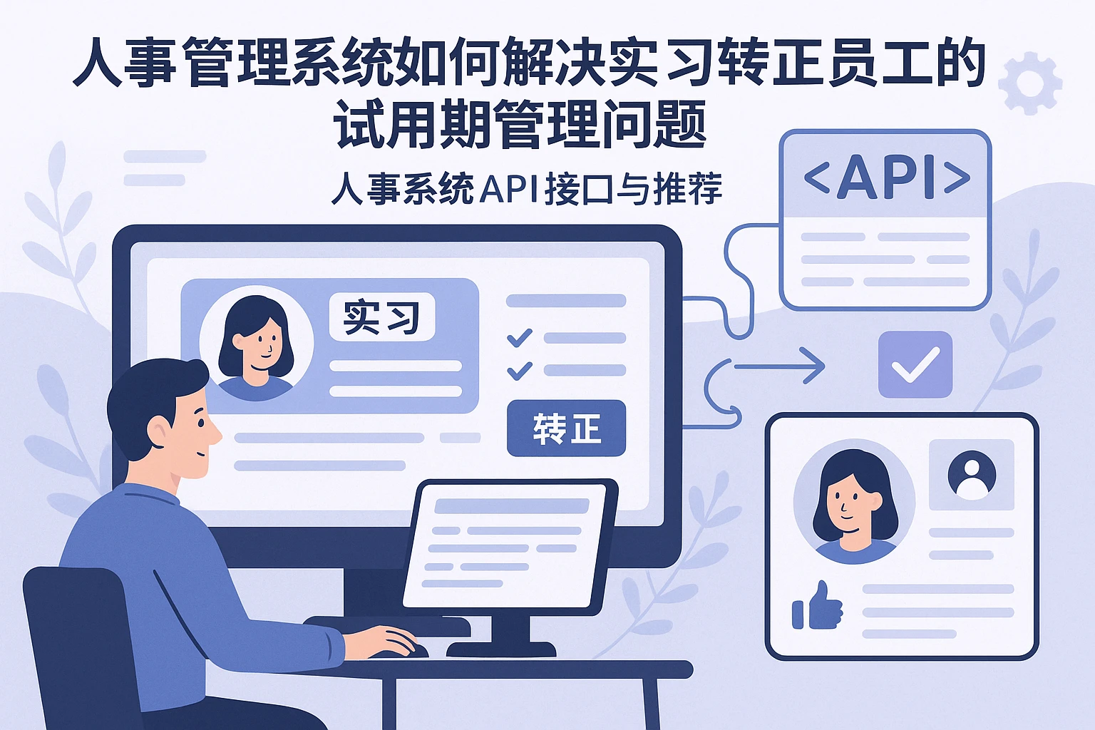 人事管理系统如何解决实习转正员工的试用期管理问题 - 人事系统API接口与推荐
