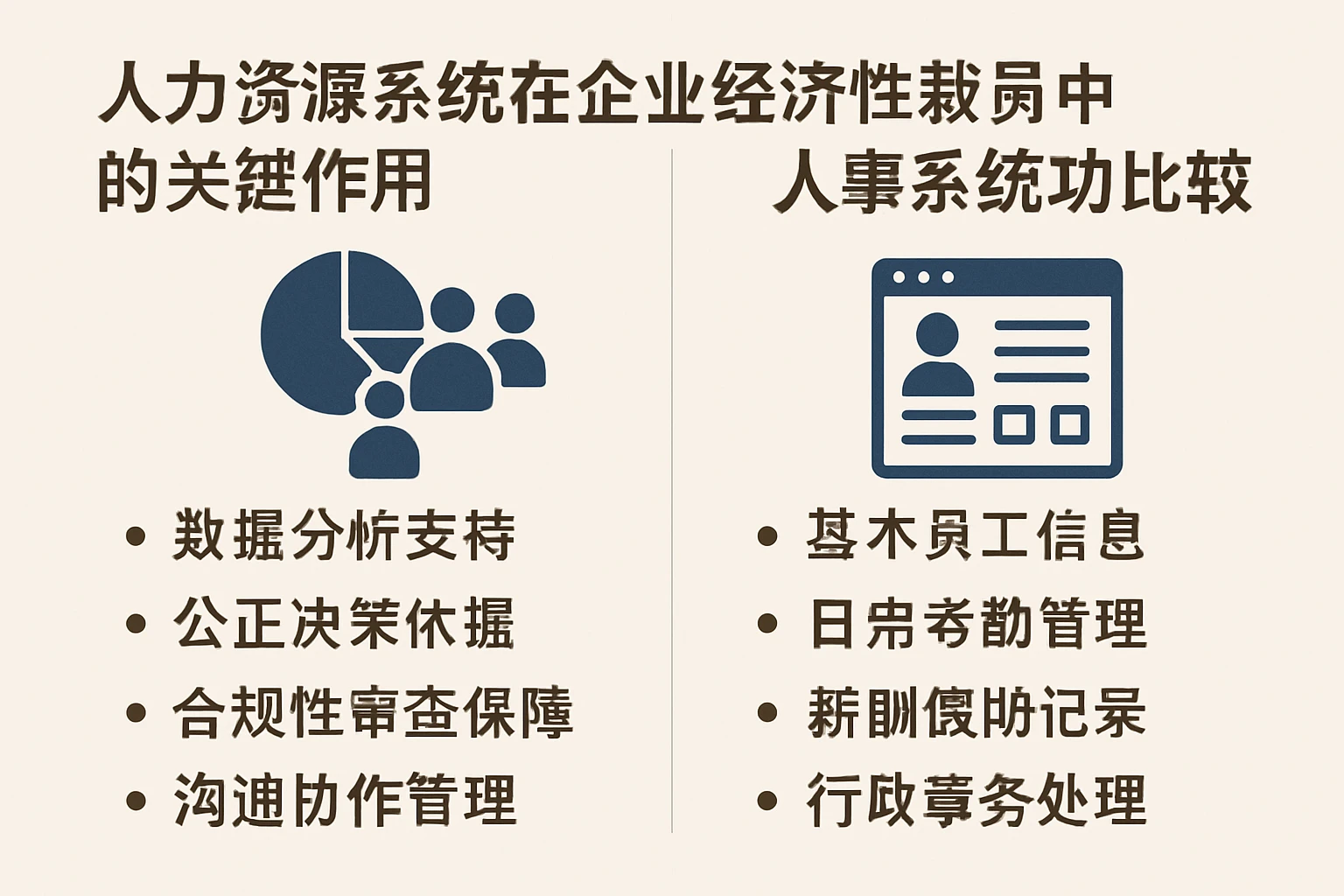人力资源系统在企业经济性裁员中的关键作用与人事系统功能比较