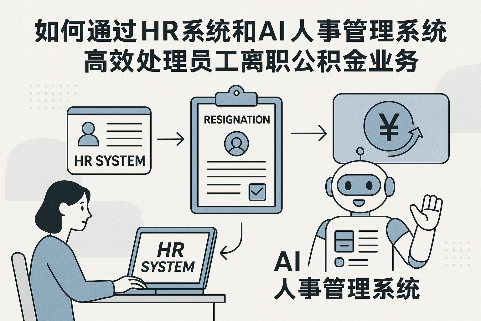 如何通过HR系统和AI人事管理系统高效处理员工离职公积金业务