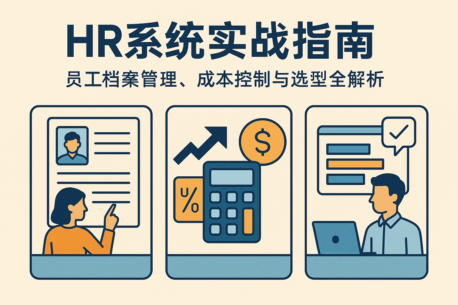 HR系统实战指南：员工档案管理、成本控制与选型全解析