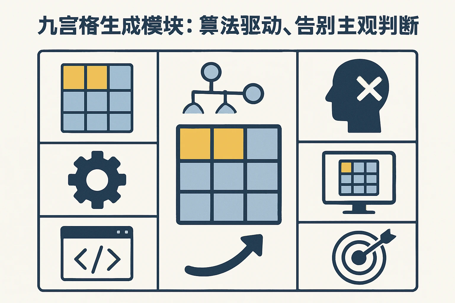 2. 九宫格生成模块:算法驱动,告别主观判断