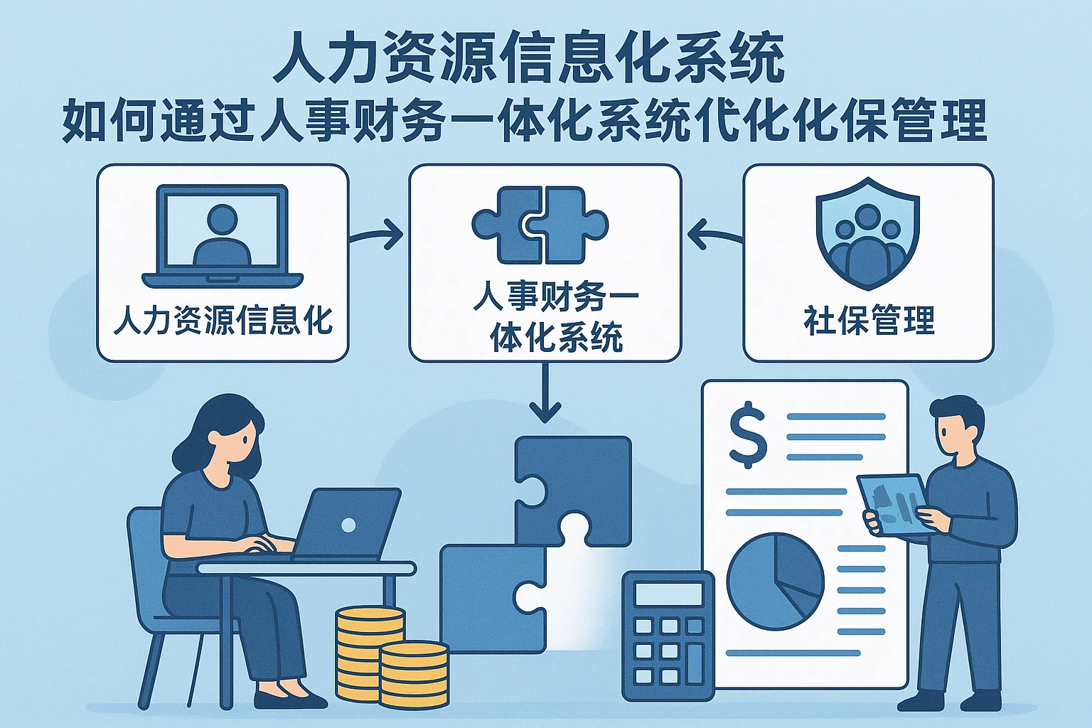 人力资源信息化系统如何通过人事财务一体化系统优化社保管理