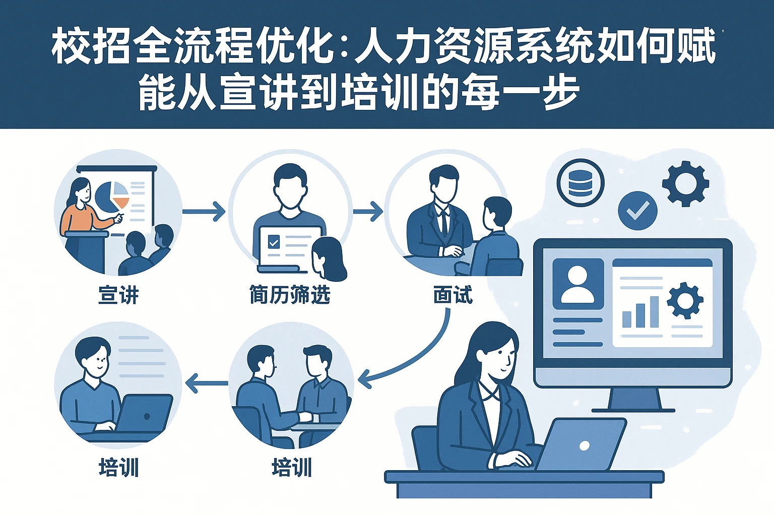校招全流程优化:人力资源系统如何赋能从宣讲到培训的每一步