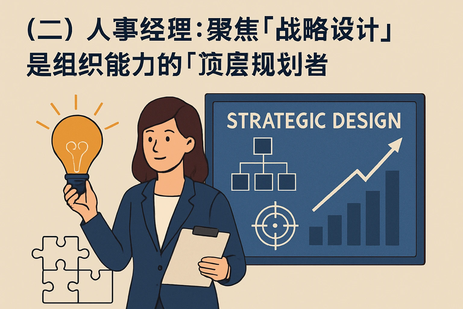 （二）人事经理：聚焦“战略设计”，是组织能力的“顶层规划者”