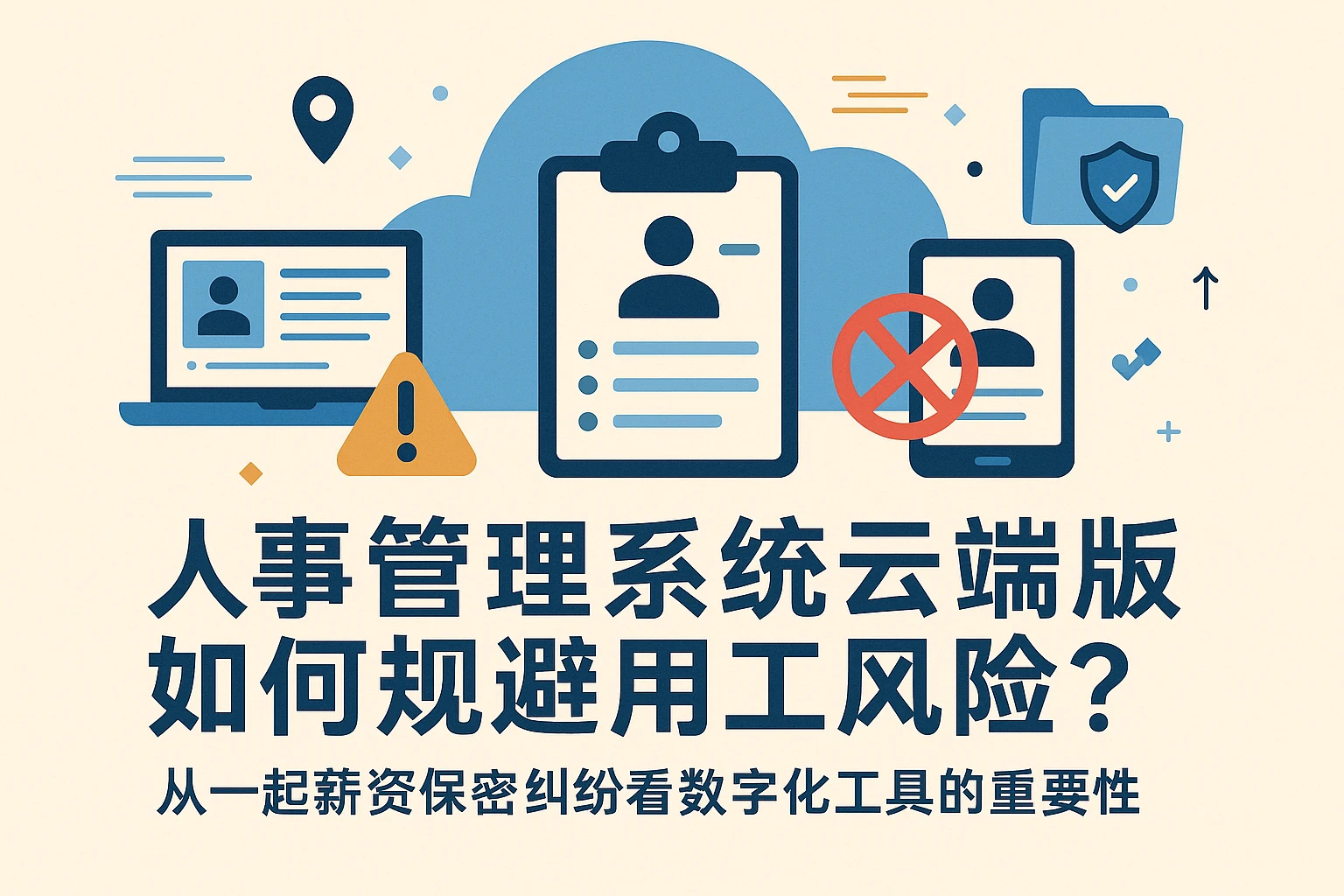 人事管理系统云端版如何规避用工风险？从一起薪资保密纠纷看数字化工具的重要性