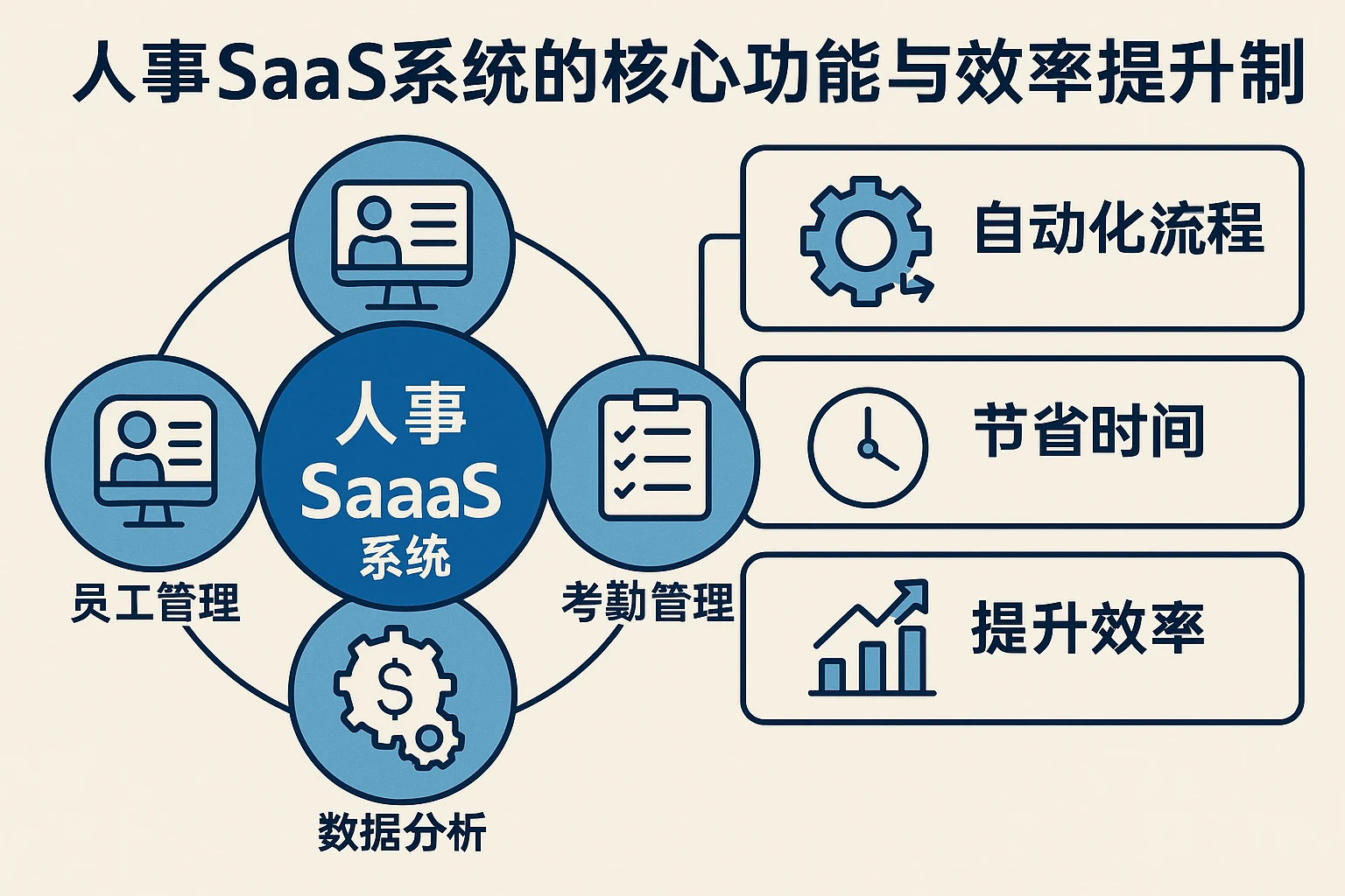 人事SaaS系统的核心功能与效率提升机制
