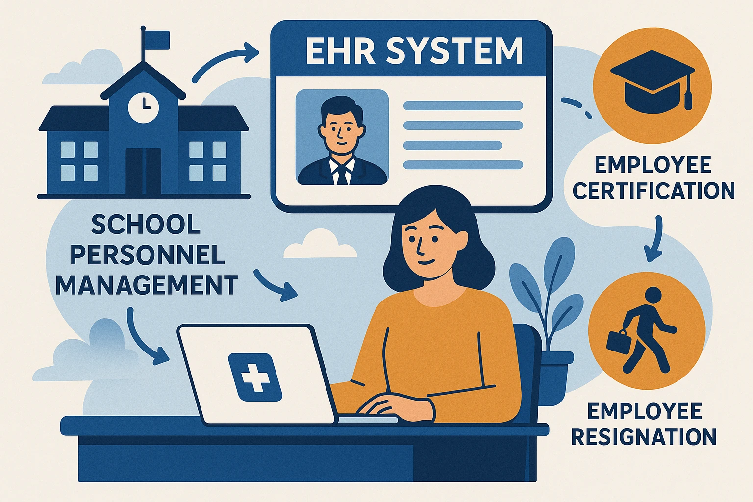 EHR系统在学校人事管理中应对员工考证离职的智能解决方案
