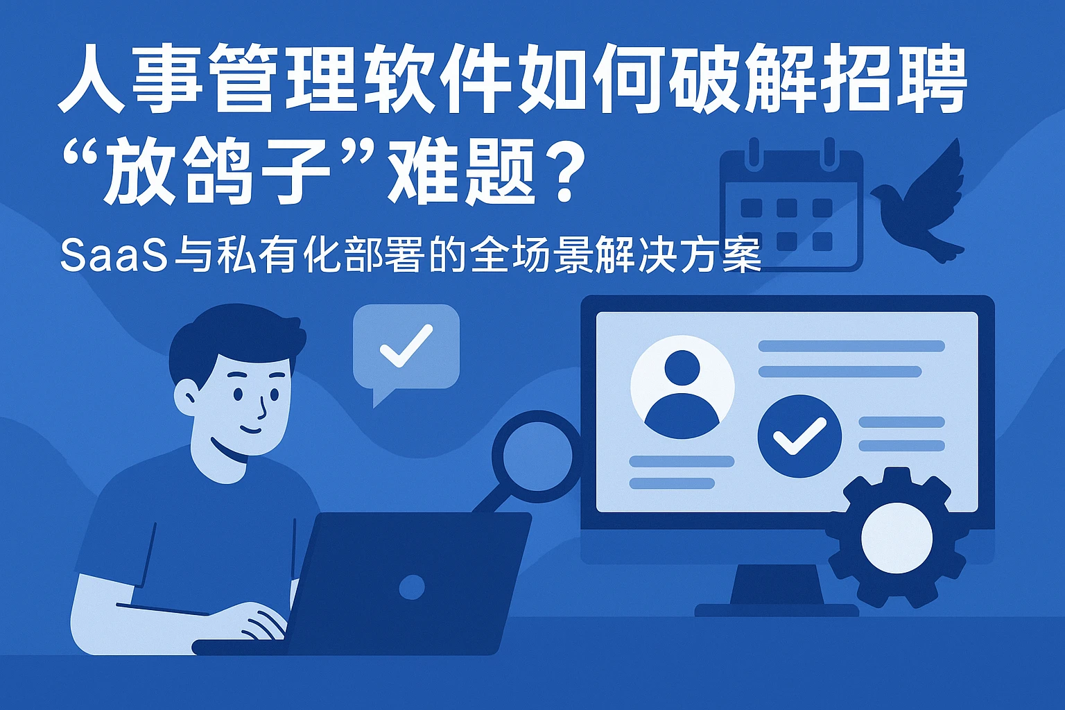 人事管理软件如何破解招聘“放鸽子”难题？SaaS与私有化部署的全场景解决方案