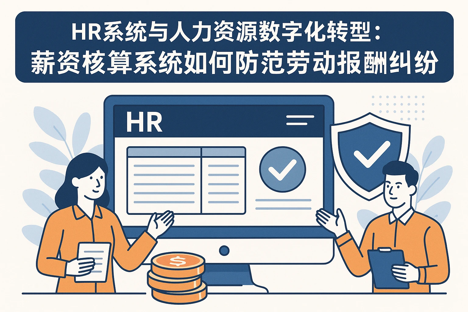 HR系统与人力资源数字化转型：薪资核算系统如何防范劳动报酬纠纷