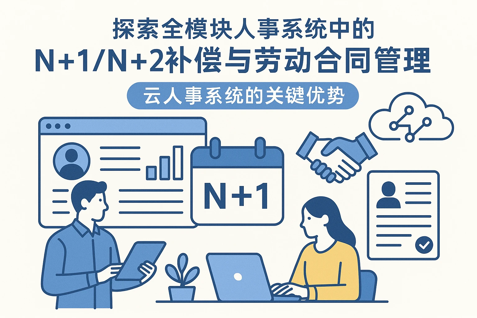探索全模块人事系统中的N+1/N+2补偿与劳动合同管理:云人事系统的关键优势