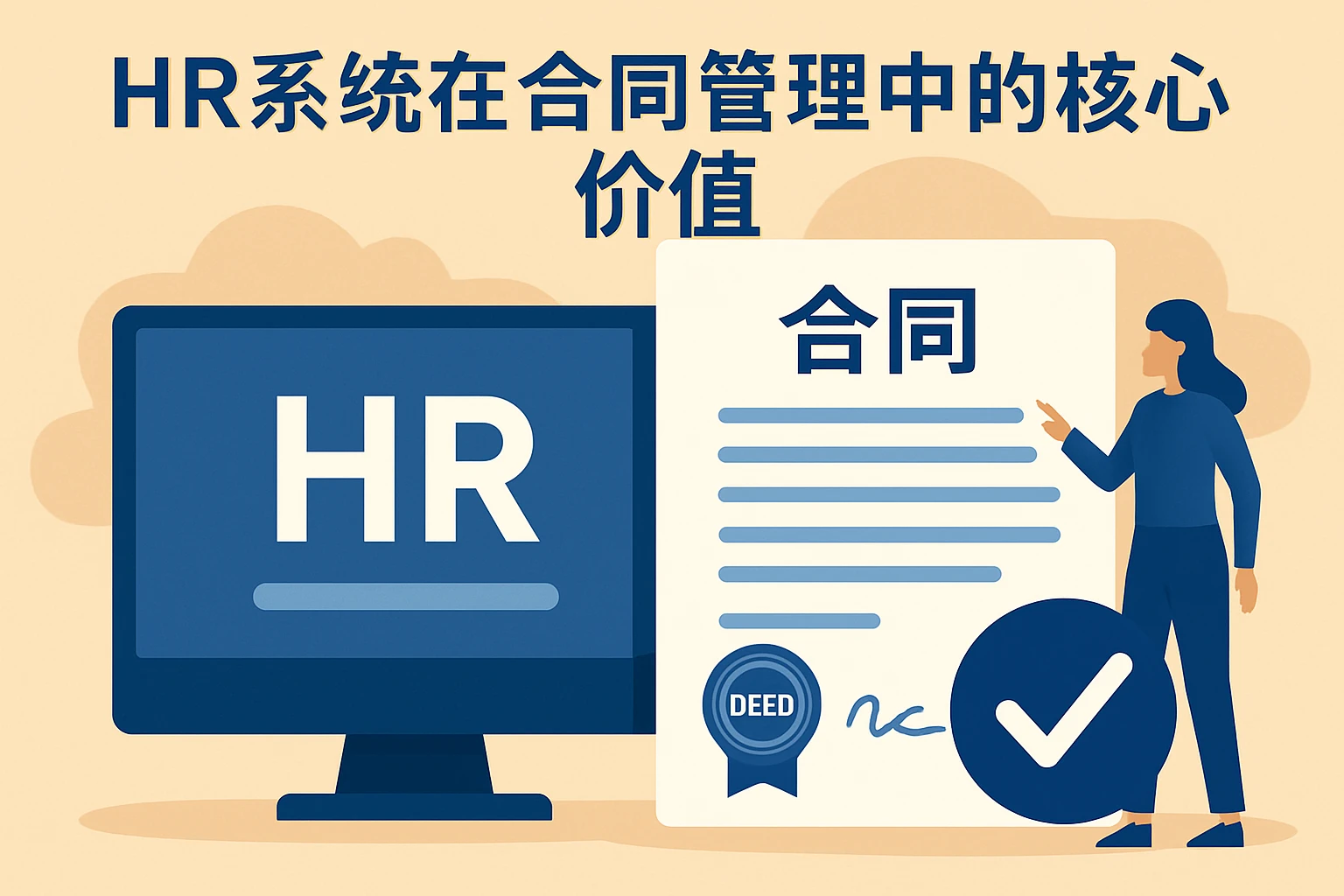 HR系统在合同管理中的核心价值